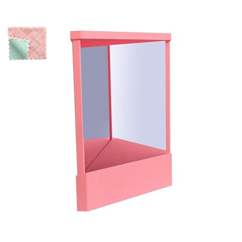 Espejo de tocador triangular para maquillaje tamaño pequeño miniatura 1