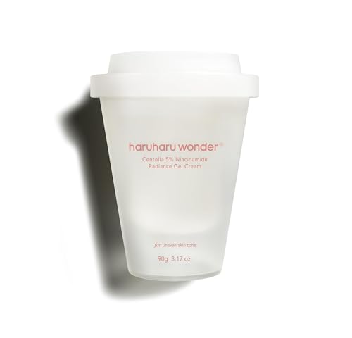 Image of HARUHARU wonder Centella 5% Niacinamide Radiance Gel Cream, Hydrating & Soothing, Ultra-Lightweight, Improves Skin Tone, Pore Minimizer, Oil Control, For All Skin Types, 90g