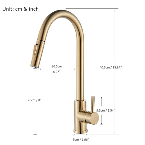 Mitigeur de cuisine avec douchette pour nettoyer facilement les grands plats - 6