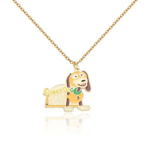 TGBJE Dog Earring Cartoon Inspired Dogs Cartoon Character Jewelry Slinky Lovers Gift Fans Gift (Dog necklace)