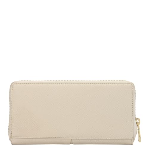 Image of Da Milano Premium Leather Wallet for Women | Multi Compartment Travel Wallet - White (10072A-OL)
