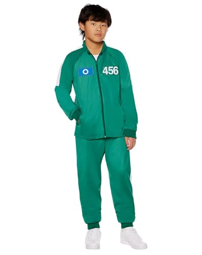 Spirit Halloween Squid Game Kids Player Tracksuit Costume, Officially Licensed2