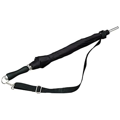 Windproof Walking Umbrella Large Black 92 cm Manual Open Carry Strap 2 People Stormproof for Men Women Soft Grip Lightweight Waterproof Heavy Duty Strong Stick 10 Ribs Travel Hiking Brolly Cover