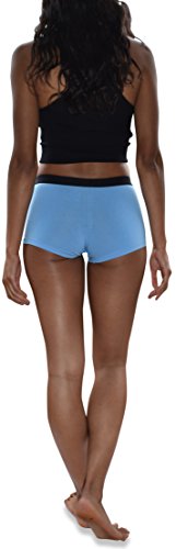 Image of Sexy Basics Women's Boy Short Trunks | Cotton-Stretch Boxers | Multi Packs