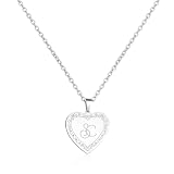 imani Sabrina Necklace Inspired Heart Necklace Jewelry Album Merch Accessories for Women Fans Costume Outfit Dress Decor (white)