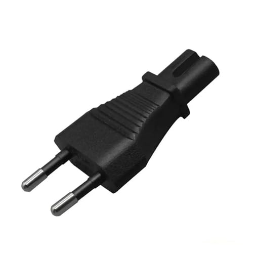 Adaptador europeo de 2 pines a IEC320 C7 convertidor de monitor
