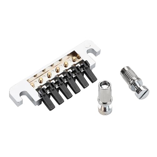 HIAKDOFT Puente para Guitarra Eléctrica Cuerdas Accesorio de Puente Acústico con Precisa Alta...