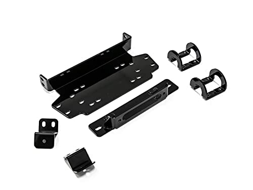 SuperATV 4500 lb Black Ops Winch with Heavy Duty Winch Mounting Plate for 2019+ Honda Talon 1000X / 1000R | 2020+ Talon 1000X-4 | Complete Kit Ready for Install!