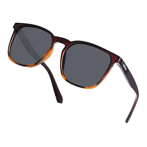 Image of Dervin Square Polarized UV Protected Sunglasses for Men and Women