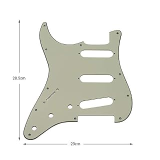SHUIYUE Pickguard Guitare 11 Trous gaucher Pickguard 3 Panneaux avec vis pour Guitare St,matériel de pickguard de… - Les Beatles, Paul McCartney, John Lennon, RIngo Starr, George Harrison SHUIYUE Pickguard Guitare 11 Trous gaucher Pickguard 3 Panneaux avec vis pour Guitare St,matériel de pickguard de… – Image 6