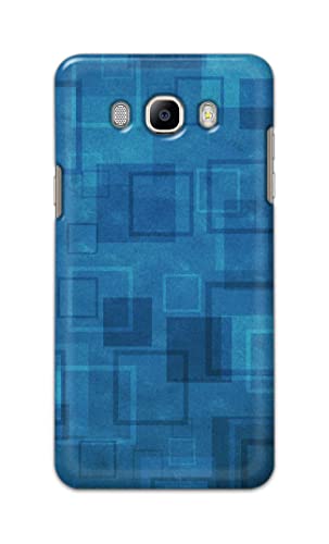 Image of Printed Hard Back Cover Case for Samsung Galaxy J7 2016 | Samsung Galaxy On 8 2016 Back Cover (Plain Azure Blue) -1302