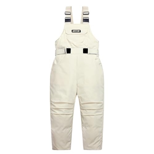 Salopette de ski imperméable enfant doublée polaire chaude pour l'hiver