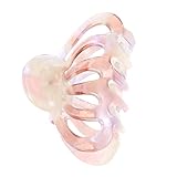 SHERCHPRY Haarklammer für Damen Klauenklammer aus Acetat Weinrot für Dünnes Haar für Charmantes und Stilvolles Hairstyling Beschädigung