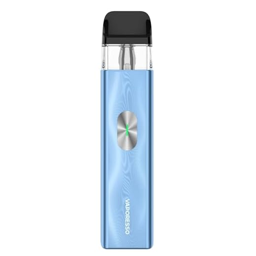 Vaporesso XROS 4 Mini Kit Built in 1000mAh Battery Vape with 2ml XROS Pod Cartridge ((0.4 Ω/0.6Ω/0.8Ω)MTL & RDL vaping Electronic Cigarette Vaporizer No Nicotine (Ice Blue)