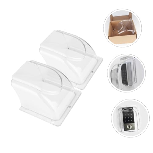 Protector de lluvia para timbre exterior Uonlytech: carcasa impermeable de 2 piezas 5