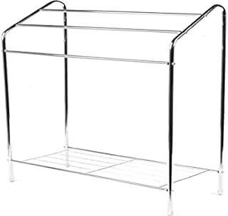 Beldray LA055514CHR 3 Tier Towel Rail with Rack, Space Saving Design, Free-Standing Frame, 60 cm x 28.5 cm x 83 cm, Chrome