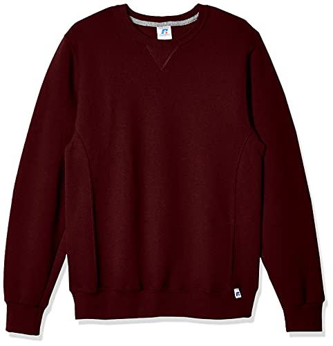 Russell athletic men's dri-power fleece sweatshirt, maroon, x-lar…
