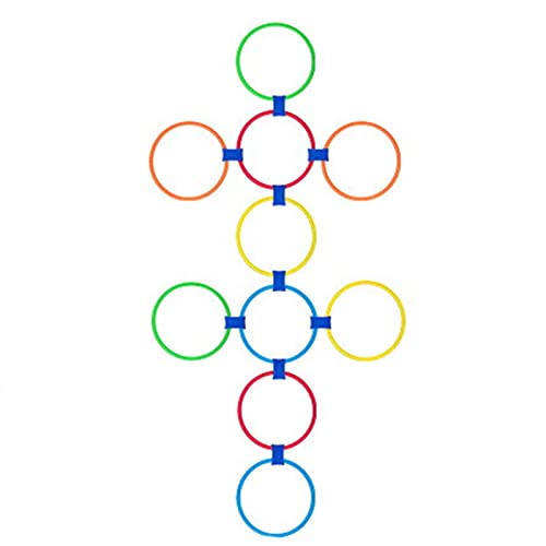 Hopscotch Ring Treinamento de integração sensorial infantil, jogo infantil saltando brinquedos xadre
