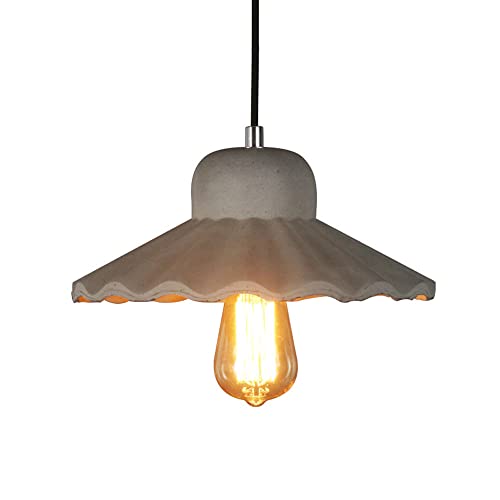 Luz de suspensión nórdica de cemento moderna para sala de estar 2