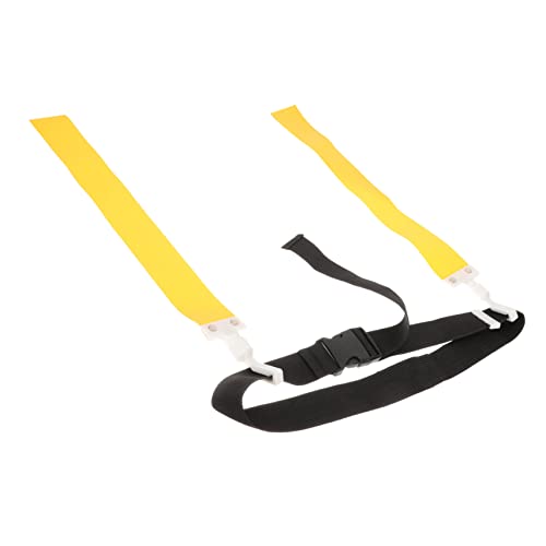 WOONEKY Flag Football Belt Rugby Waist Belt Durable Bright Flags One Size Fits All
