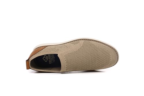 DECARSDZ Men's Loafers Casual Slip On Shoes Knit Mesh Fabric Shoe C0212