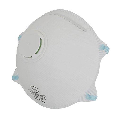 Preisvergleich Produktbild HaWe 8710.3 FEINSTAUBMASKEN P1 M.VENTIL 2-ST-SB