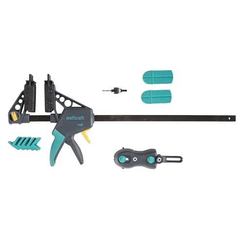 wolfcraft 6988000 - Kit de Pose de Terrasse en Bois - 10 pièces