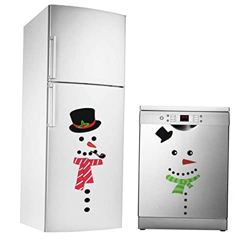 Pegatinas de Navidad para ventana reutilizables con cara sonriente pack 4