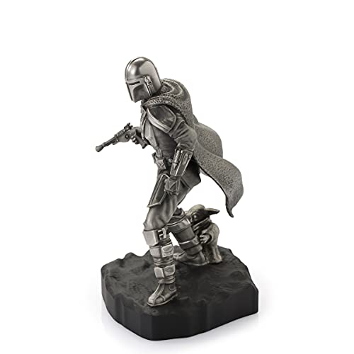 Royal Selangor Hand Finished Star Wars Collection Pewter Limited Edition Mandalorian Statue Figurine Gift #TOP2