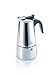 GEFU GE16140 Emilio Cafetière Italienne avec 2 Tasses Acier Inoxydable Inox 10,8 x 9 x 15,5 cm