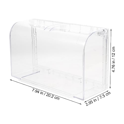 Cabilock Outdoor Socket Box Waterproof Plug Cover Socket Protective Case Home Use, Transparent Color, 20.2X12.1CM - Image 3