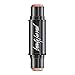 Beauty For Real Blush + Glo 2-in-1 Coral Blush + Highlighter Stick, Cream to Powder Organic Anti Aging Mineral Formula Provides All Day Wear, 0.32 oz
