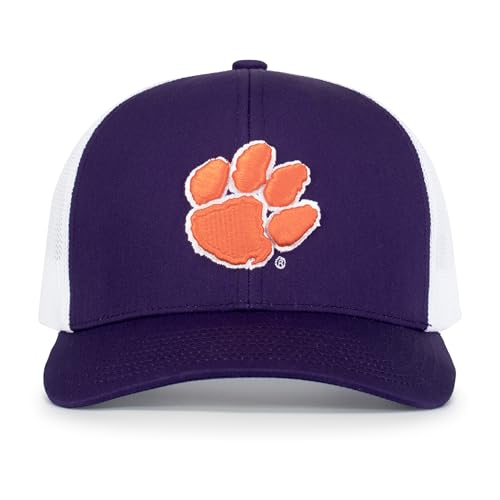 Pacific Headwear NCAA Clemson University Tigers Men's Trucker Snapback Cap