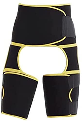 Hip Brace Thigh Compression Sleeve,Waist Trainer for Women, High Compression Slimmers Exercise Wraps,Compression Brace for Hamstring, Injuries, Nerve Pain Relief,Yellow,Small Hip Brace Thigh Compression Sleeve,Waist Trainer for Women, High Compression Slimmers Exercise Wraps,Compression Brace for Hamstring, Injuries, Nerve Pain Relief,Yellow,Small