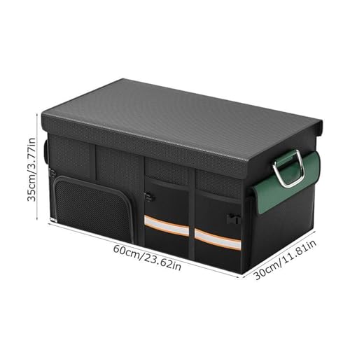 Sac de rangement de coffre de voiture antidérapant et pliable à compartiments - 3