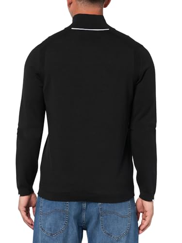 BOSS Men's Tech Flex Cotton Stretch Quarter Zip Knit Sweater2