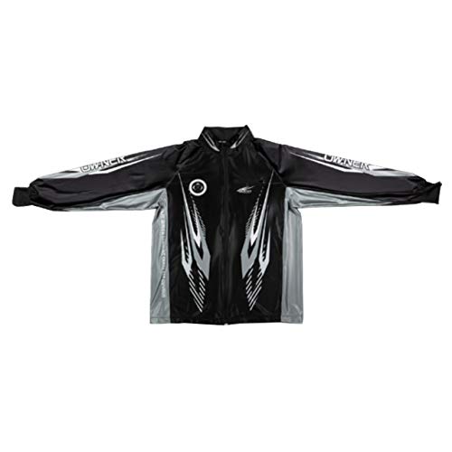 オーナー グラフィックフルジップシャツ No.8939 ブルー 4L