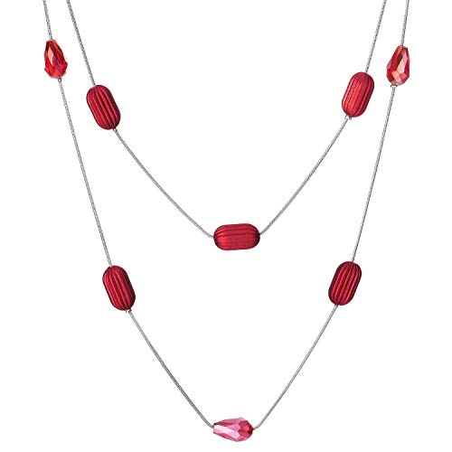 COOLSTEELANDBEYOND Statement Collana Due Filo