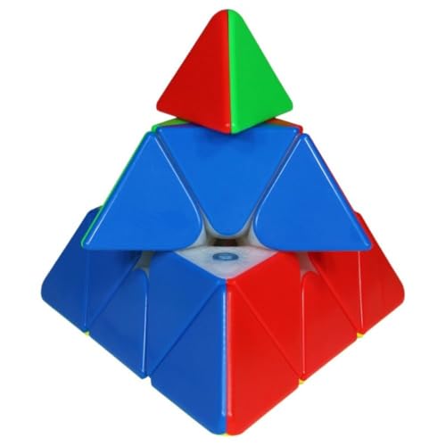 Image of MoYu WeiLong Pyraminx Magnetic Speed Cube | Dual-Adjustment Core, 5 Magnet Strength Settings & 8 Compression Settings | Premium Fast Turning Pyraminx Puzzle