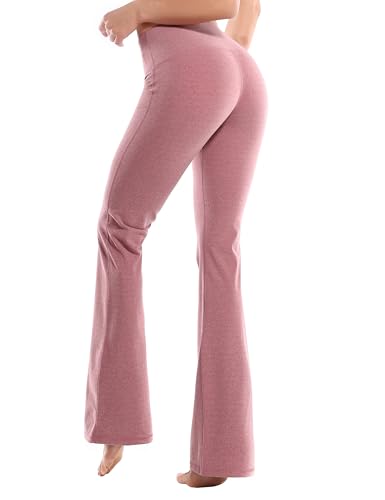 BUBBLELIME Women’s High Waist Bootcut Yoga Pants with Side Pockets