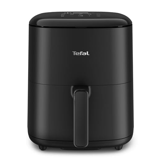 Tefal Easy Fry Max 5L Heißluftfritteuse, 10 automatische Garprogramme, digitaler Touchscreen, zeit-/energiesparend, Antihaftbeschichtung, schwarz, EY2458