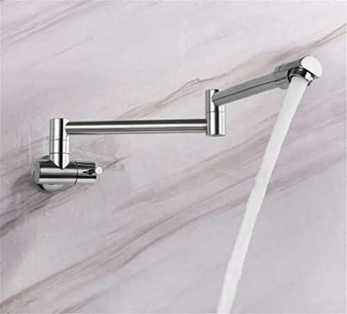 Robinet d'eau pliable pivotant avec aérateur pour évier de cuisine - 2