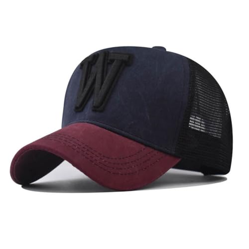 Gorra de béisbol bordada estilo camionero de algodón miniatura 1