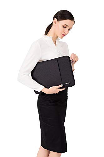 MOSISO-Laptop-Sleeve-Bag-Compatible-with-13-133-inch-MacBook-Pro-MacBook-Air-Notebook-Computer-Polyester-Vertical-Case-with-Pocket-Black