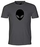 Photo Gallery uomo alien face silhouette t shirt et ufo carbone xl Photo Gallery uomo alien face silhouette t shirt et ufo carbone xl