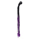 Motorcycle Helmet Pigtails Punk Helmet Suction Cup Ponytail Braids Decoration Hair for Motorcycle Helmet(2#)