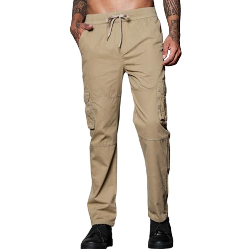 Image of Men's Stylish Cargo Pants | Slim Fit | Multi-Pocket Utility Trousers | Durable & Comfortable Fabric | Casual, Travel & Outdoor Wear
