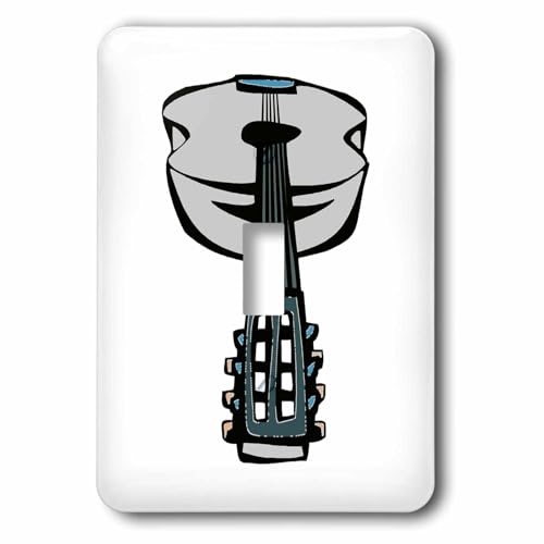 Interrupteur simple 3dRose Lsp_175855_1 gris mecanisme commande - 2