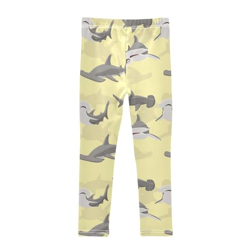 Great Hammerhead Girls Leggings,Workout Leggings for Girls Toddler Athletic Legging Size for 3-10T2