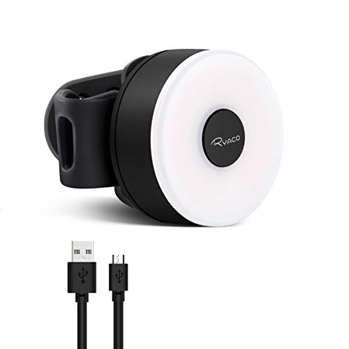 Ryaco Luz Trasera de Bicicleta  Deportiva LED para Recargable por USB  con Freno Inteligente